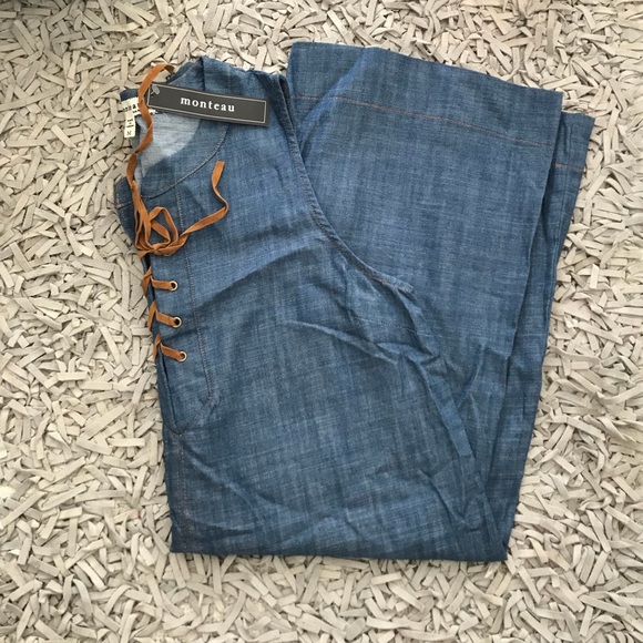 Monteau Dresses & Skirts - MONTEAU Denim Shift Dress